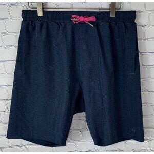 ALBION Mens' Blue Board Shorts Pink Tie Size 34 (32/33)